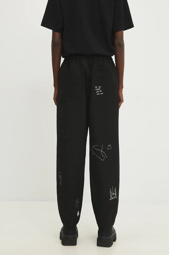 Îmbrăcăminte Undercover pantaloni de bumbac UC2D4505.2 negru