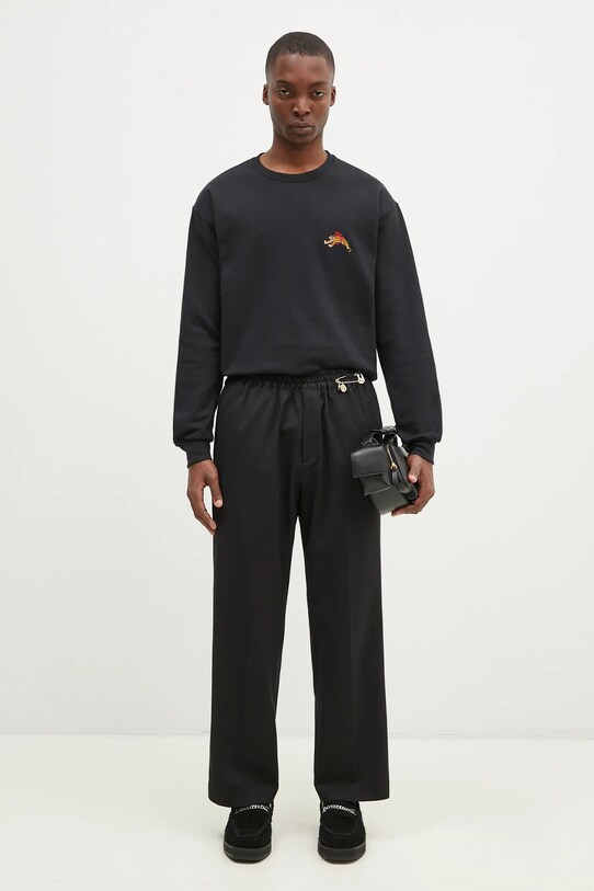 Aries wool blend trousers Tailored Slacker Pant AR3020002 black