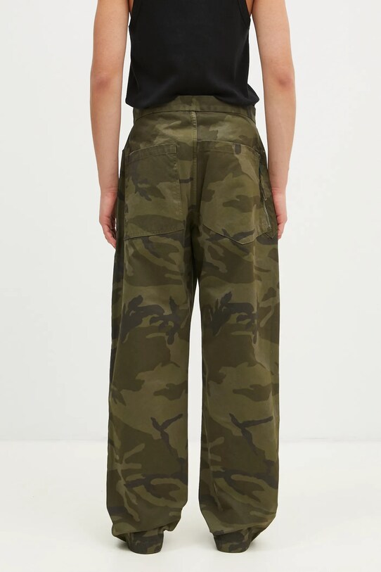 Odjeća Pamučne hlače Aries Camo Walking Trouser AR3111102 zelena