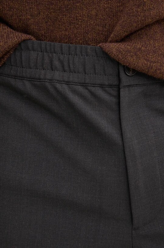 Theory pantaloni de lana negru N0771205