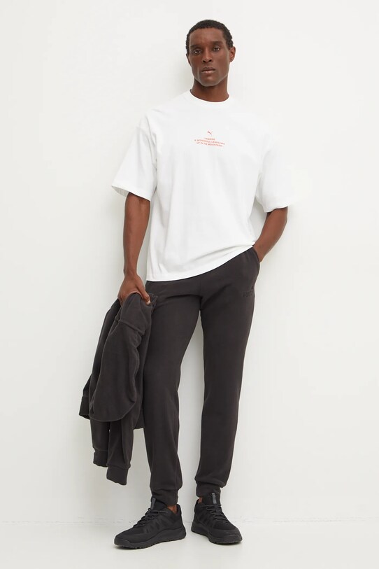 Puma spodnie dresowe 681894 czarny AW24