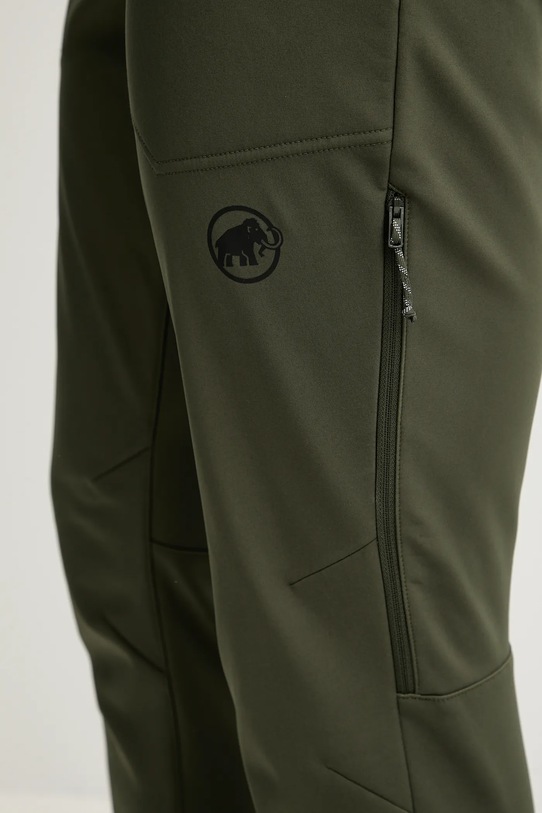 Športové nohavice Mammut Runbold Winter zelená 1021.01380