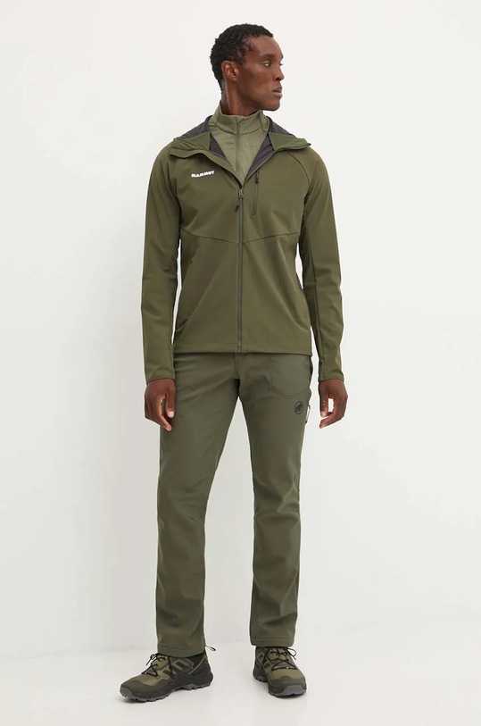 Mammut pantaloni sport Runbold Winter 1021.01380 verde AW25