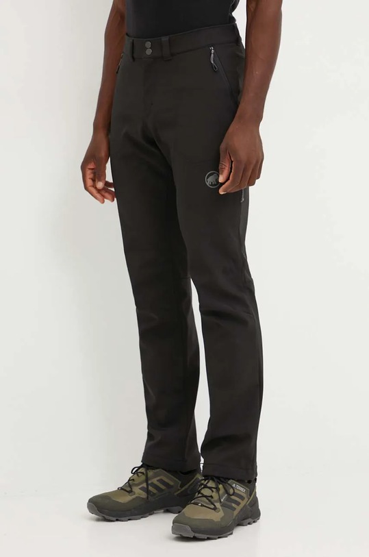 Mammut pantaloni sport Runbold Winter drept negru 1021.01380