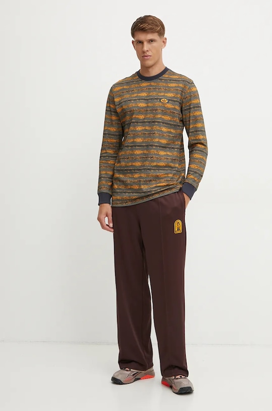 adidas Originals spodnie IW3260 brązowy AW24