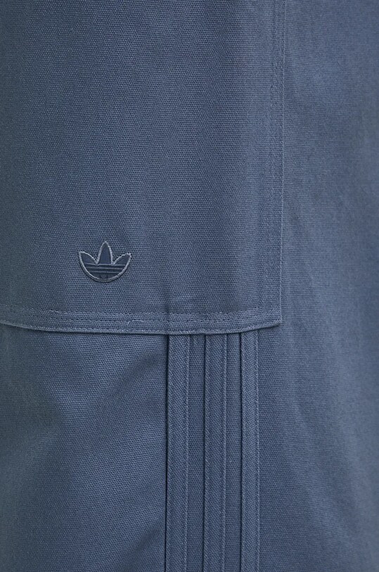Хлопковые брюки adidas Originals голубой IY2278