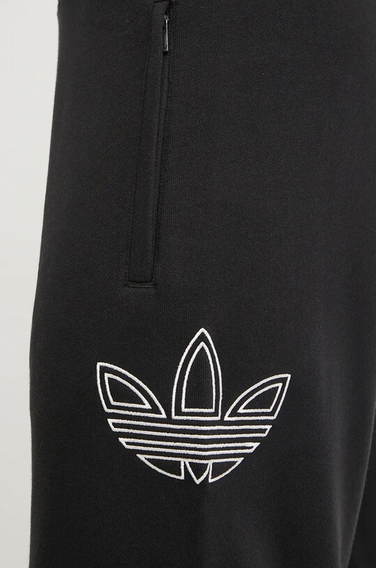 adidas Originals pantaloni de trening din bumbac negru JJ1510