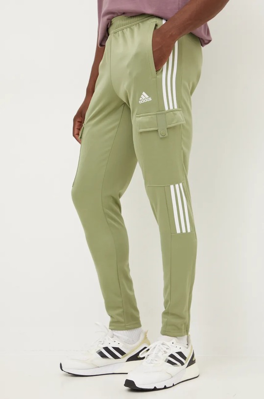 adidas pantaloni de trening Tiro tricotaj verde IW5990