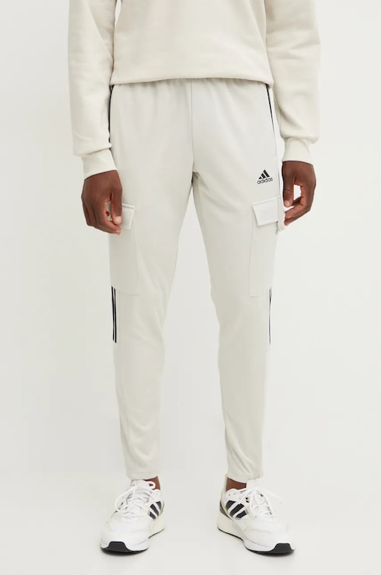 Tepláky adidas Tiro pletenina béžová IW5994