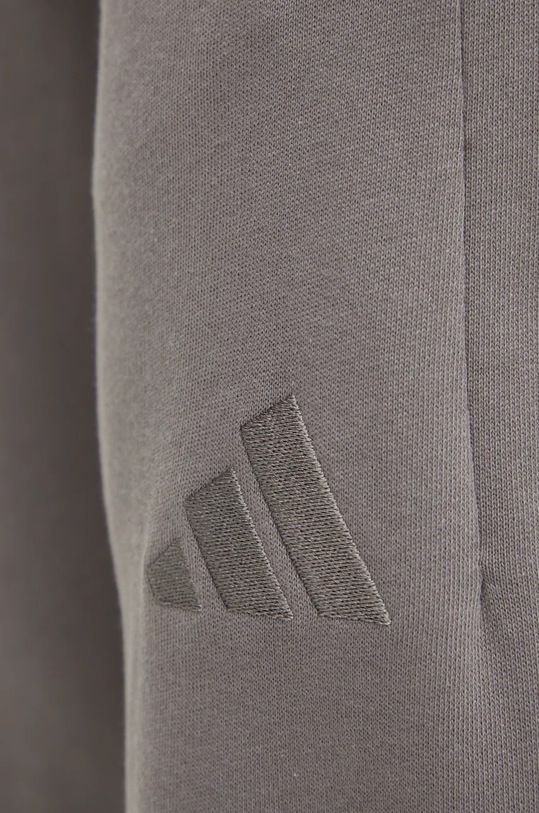 Oblečenie Bavlnené tepláky adidas All SZN IY6562 sivá