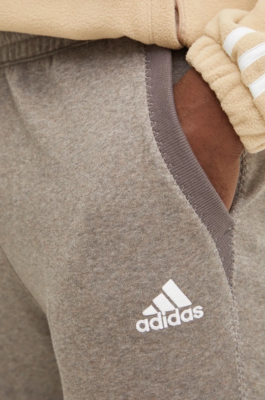 Tepláky adidas hnedá IY6611
