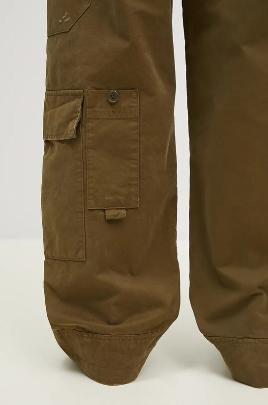 DARKPARK pantaloni de bumbac Jeffrey verde MTR36.FAP05.0061