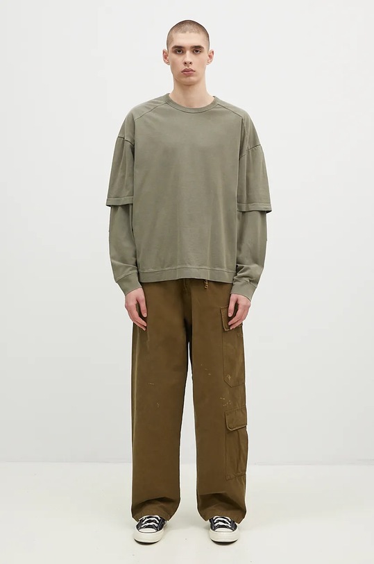 DARKPARK spodnie bawełniane Jeffrey MTR36.FAP05.0061 zielony