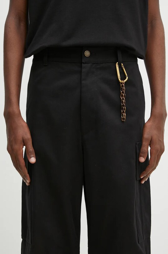DARKPARK pantaloni de bumbac Saint negru MTR19.FAC48.0099