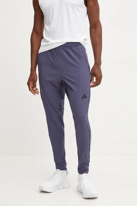 Παντελόνι προπόνησης adidas Performance Designed for Training με ελαστάν μπλε IY1126