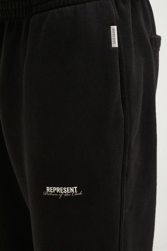 Bavlněné tepláky Represent Patron Of The Club Sweatpant černá MLM4278.001