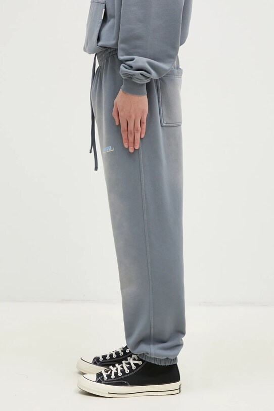 Bavlnené tepláky Represent Patron Of The Club Sweatpant MLM4278.46 sivá SS25
