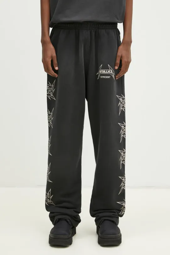 Represent spodnie dresowe bawełniane Metallica 40 Year Anniversary Sweat Pants