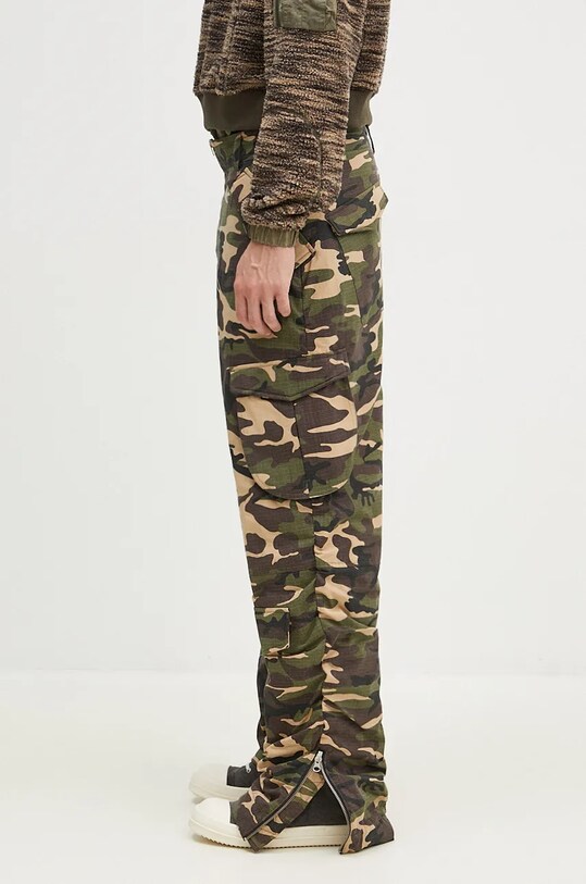Andersson Bell pantaloni bilaterali Reversible Padded Camouflage Cargo Pants apa688m verde AW24