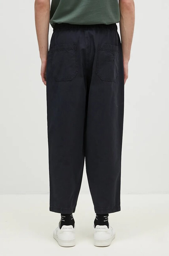 Одяг Бавовняні штани Barbour Grindle Relaxed Canvas Trouser MTR0721 темно-синій