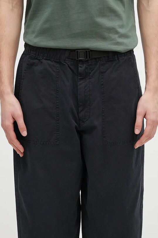 Бавовняні штани Barbour Grindle Relaxed Canvas Trouser темно-синій MTR0721