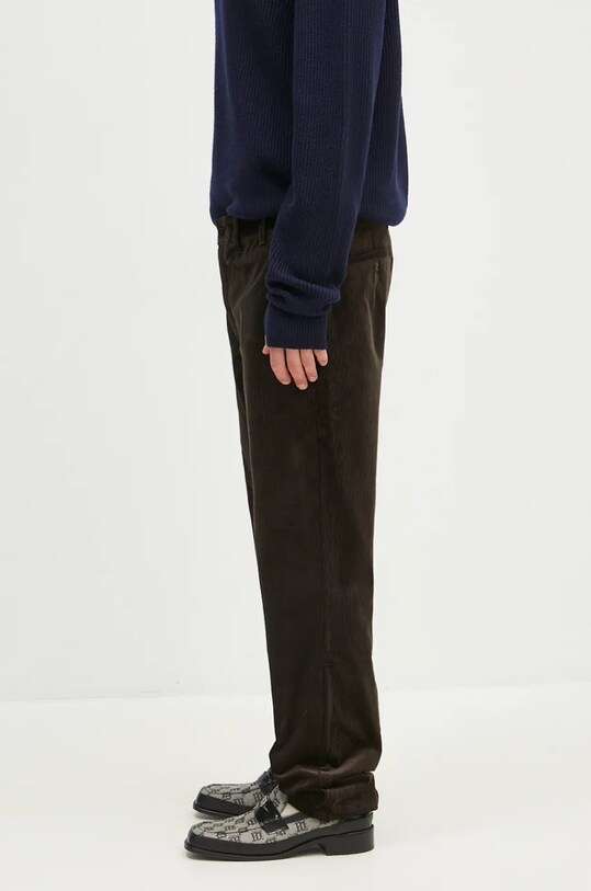 Вельветові штани Norse Projects Aros Regular Wide Wale Corduroy Chino N25.0407.2022 коричневий AW24