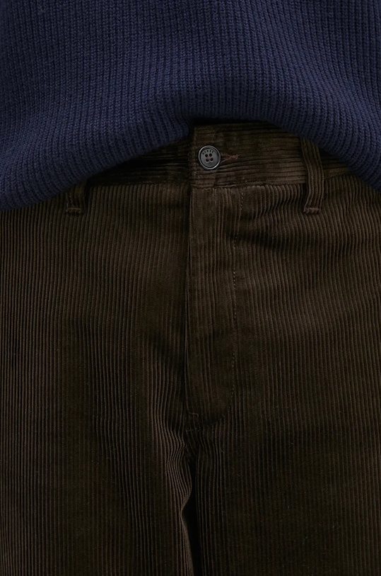 Norse Projects corduroy trousers Aros Regular Wide Wale Corduroy Chino brown N25.0407.2022