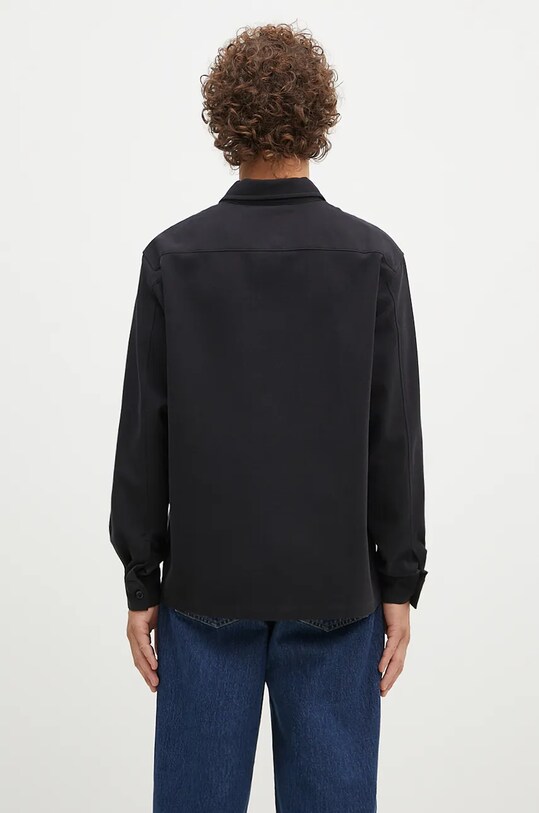 Îmbrăcăminte Norse Projects cămașă din lână Carsten Cotton Wool LS Shirt N40.0806.9999 negru