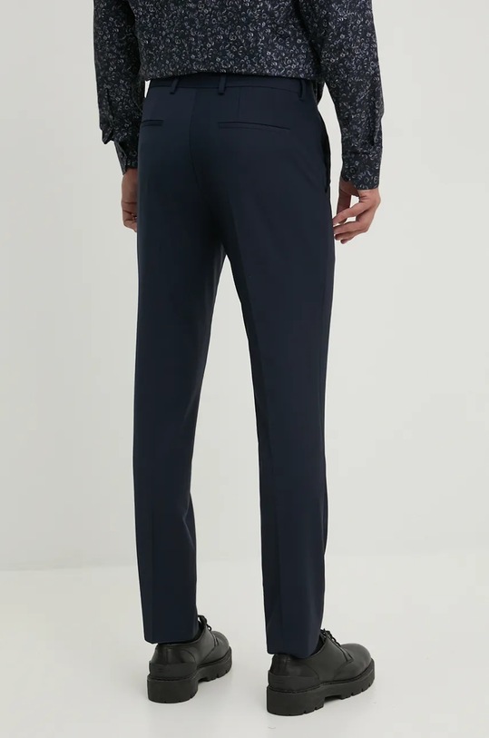 Oblečenie Vlnené nohavice HUGO 50446520 tmavomodrá