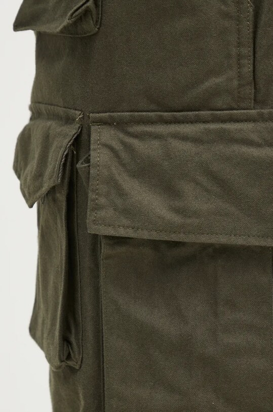 Bavlněné kalhoty Engineered Garments FA Pant 24F1F016 zelená