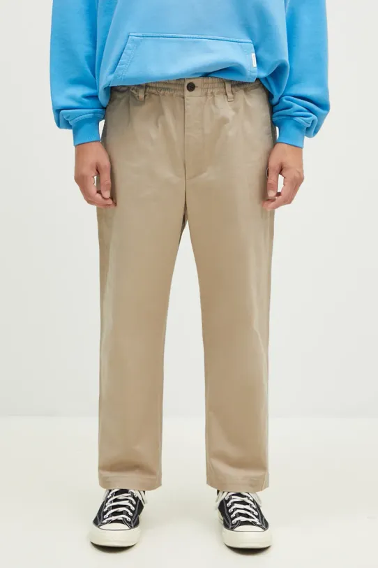 A Bathing Ape trousers One Point Relaxed Fit Chino fabric beige 1K80152011