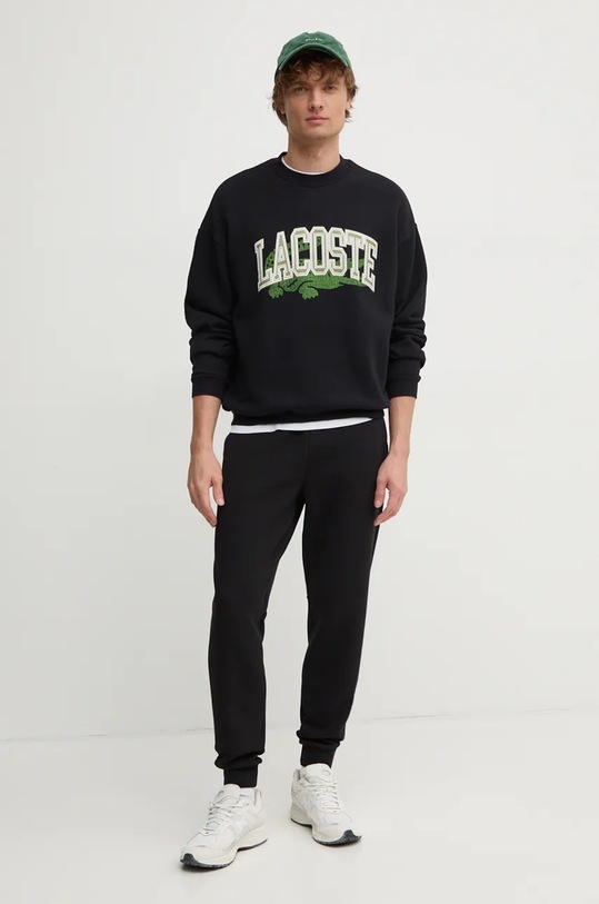 Tepláky Lacoste XH1776 černá AW24