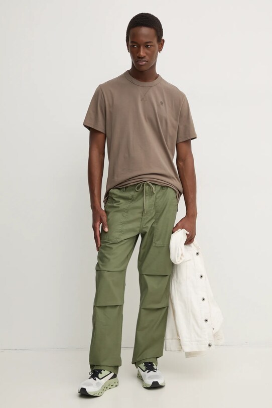 Levi's spodnie bawełniane A9210 zielony AW24