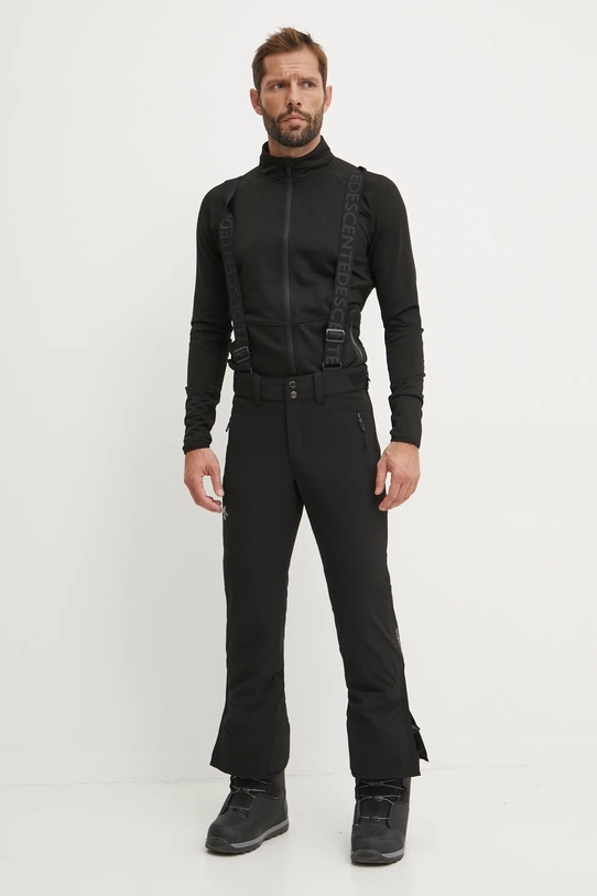Descente spodnie narciarskie Swiss tkanina czarny DWMYGD40Y