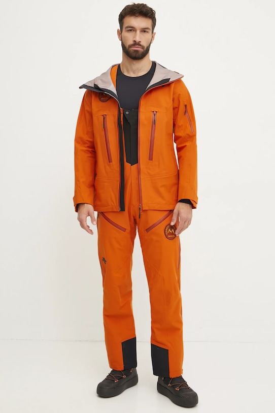 Lyžařské kalhoty Descente Descente x Marco Odermatt DWMYGD50M oranžová AW24