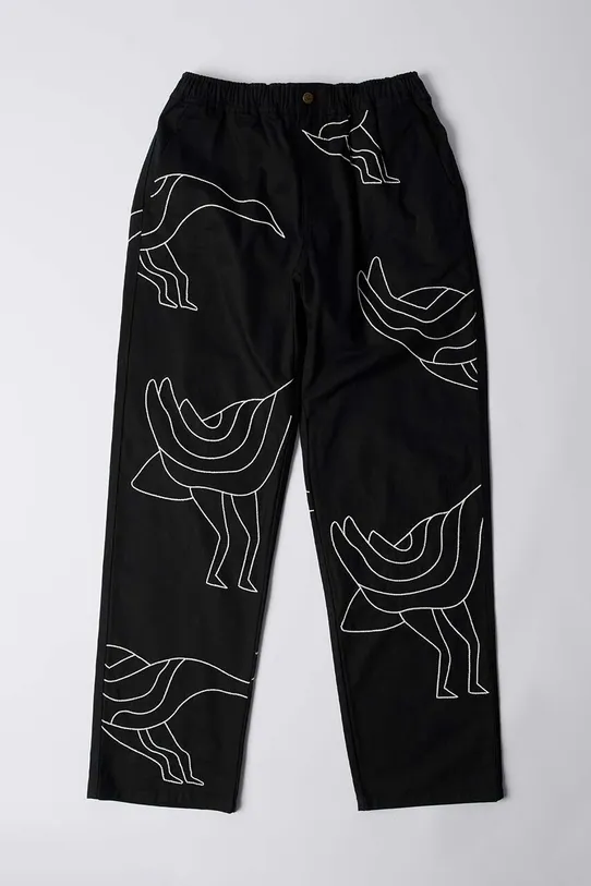 by Parra spodnie bawełniane Stitched Up Duck Pants