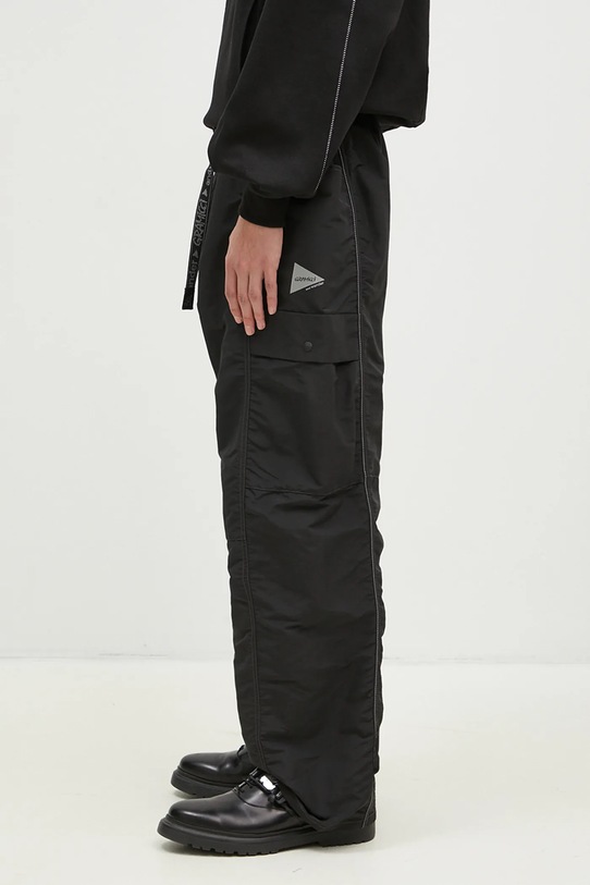 Hlače Gramicci Patchwork Wind Short GUP4.F3003.M crna AW24