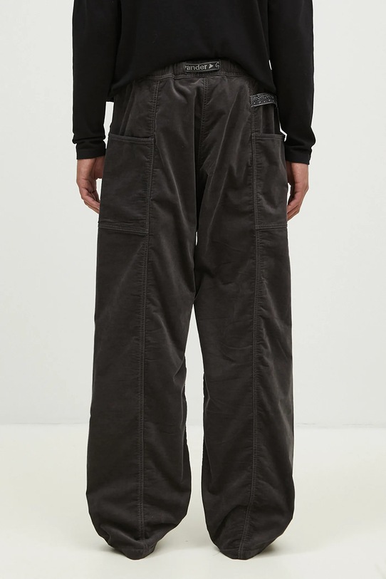 Oblečenie Menčestrové nohavice Gramicci JQ Tape Corduroy Gadget Pant GUP4.F3011.M sivá