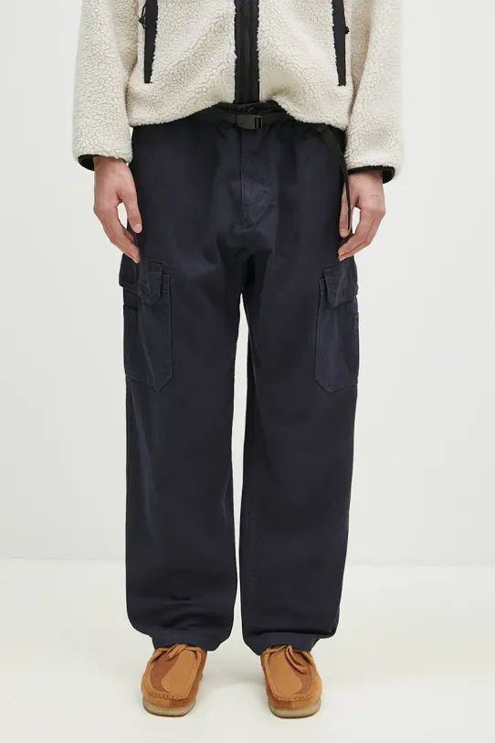 Gramicci pantaloni in cotone Summit Cargo Pant cotone blu navy G4FM.P008