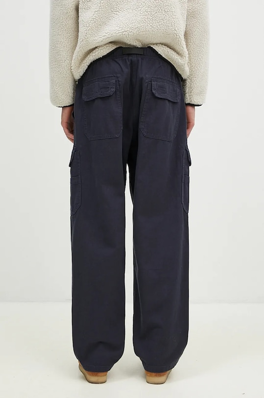 Abbigliamento Gramicci pantaloni in cotone Summit Cargo Pant G4FM.P008 blu navy