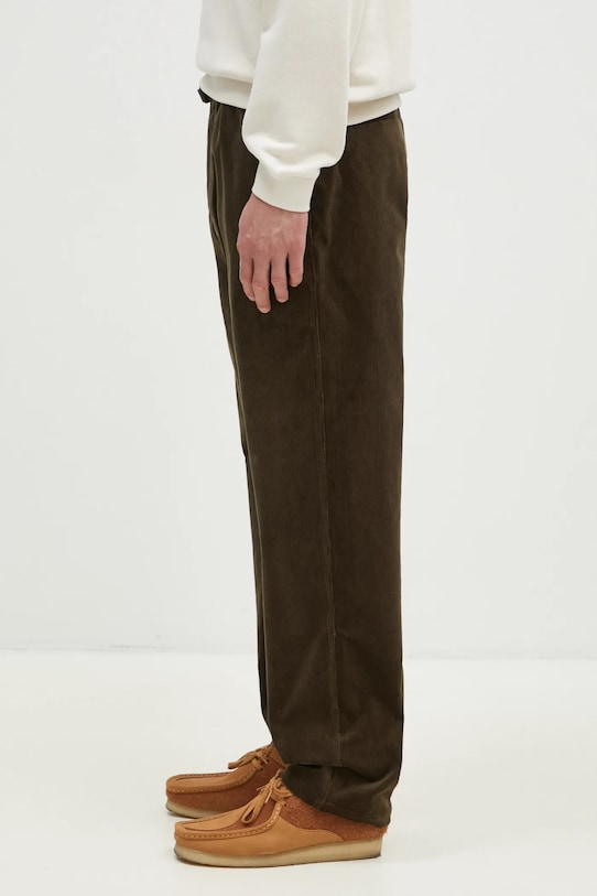 Gramicci spodnie sztruksowe Corduroy G4FM.P039 zielony AW24