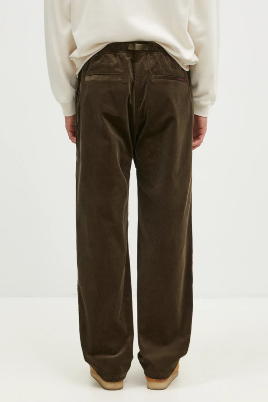 Odzież Gramicci spodnie sztruksowe Corduroy G4FM.P039 zielony