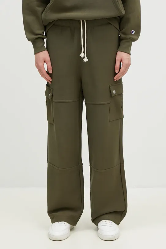 Donji dio trenirke Champion Cargo Pants bez uzorka zelena 220710