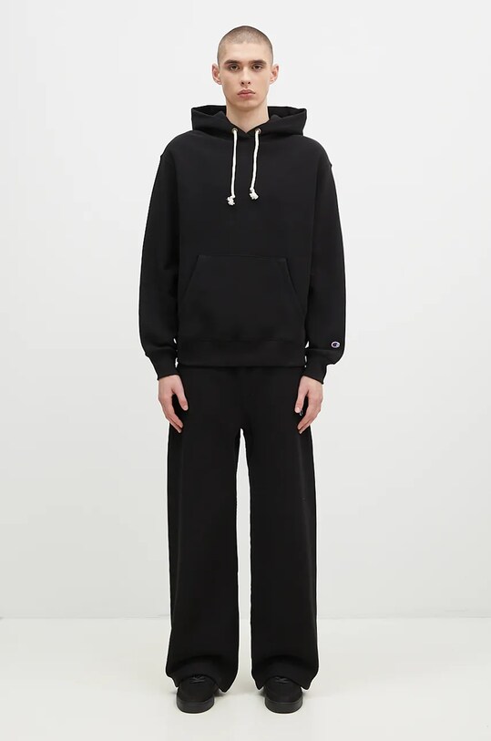 Champion pantaloni de trening Straight Hem Pants 220712 negru