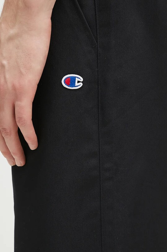 Champion pantaloni Straight Hem Pants 220715 negru