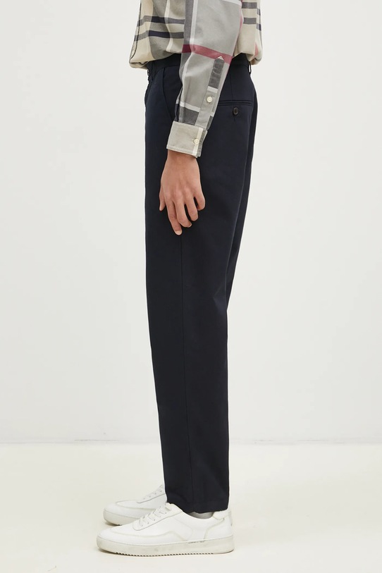 Universal Works pantaloni 31152.NAVY bleumarin AW24