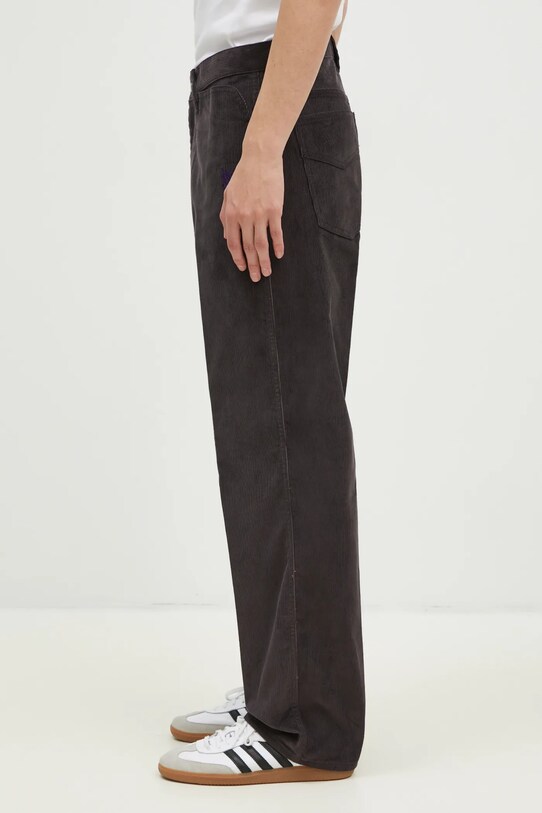 Κοτλέ παντελόνι Needles Straight Jean PU217 μωβ AW24