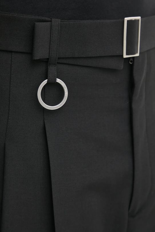 Nohavice s prímesou vlny Études Studio čierna H24MMTRO870