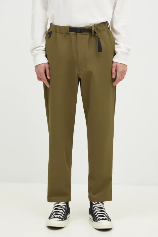 Hlače Nanga Soft Shell Stretch Pants ravni zelena NW2341.1I505