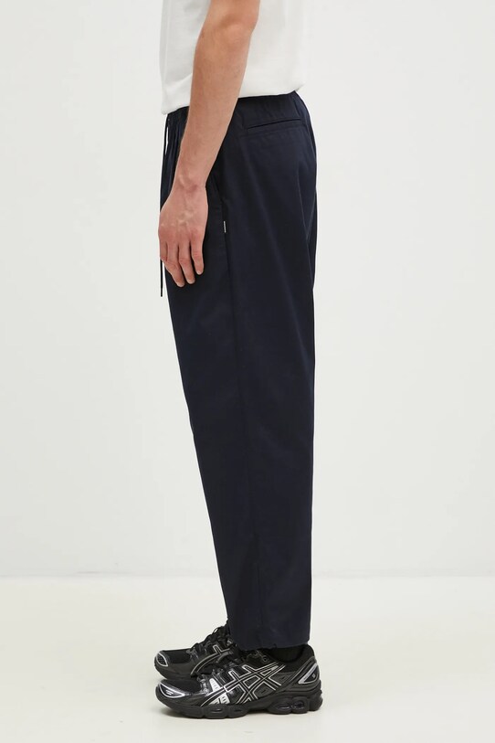 Παντελόνι NEIGHBORHOOD Baggysilhouette Easy Pants 242AQNH.PTM01 σκούρο μπλε AW24